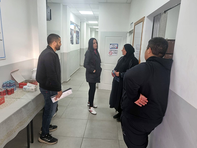 أجتماع أهالي طلاب المدرسة الثانوية التكنولوجية جلجولية